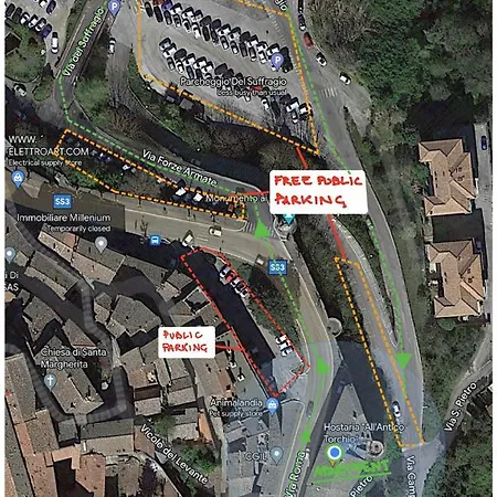 Attico Delle Arvolte Lägenhet *